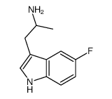 1-(5-fluoro-1H-indol-3-yl)propan-2-amine Structure