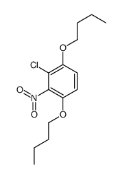 1,4-dibutoxy-2-chloronitrobenzene Structure