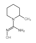 1-Piperidinecarboximidamide,N-hydroxy-2-methyl- structure