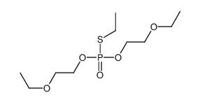 1-ethoxy-2-[2-ethoxyethoxy(ethylsulfanyl)phosphoryl]oxyethane Structure