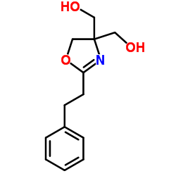 [2-(2-Phenylethyl)-4,5-dihydro-1,3-oxazole-4,4-diyl]dimethanol Structure
