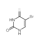 2(1H)-Pyrimidinone,5-bromo-3,4-dihydro-4-thioxo-结构式
