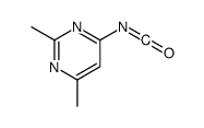 Pyrimidine, 4-isocyanato-2,6-dimethyl- (9CI)结构式