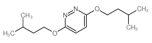 3,6-bis(3-methylbutoxy)pyridazine Structure