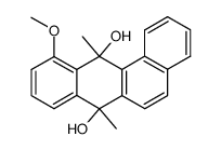 7,12-Dihydro-7,12-dihydroxy-11-methoxy-7,12-dimethylbenz[a]anthracene Structure