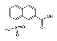 naphthalene-2-acetic-8-sulphonic acid结构式