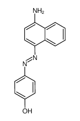 4-(4-Amino-1-naphtylazo)phenol结构式