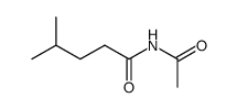 acetyl-(4-methyl-valeryl)-amine Structure
