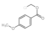 chloromethyl 4-methoxybenzoate结构式