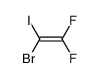 1-bromo-1-iodo-2,2-difluoroethylene结构式