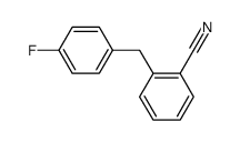 2-(4-fluoro-benzyl)-benzonitrile Structure