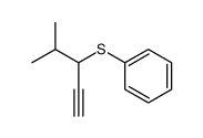 (4-methylpent-1-yn-3-yl)(phenyl)sulfane结构式