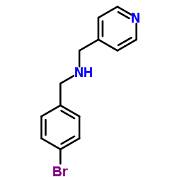 1-(4-Bromophenyl)-N-(4-pyridinylmethyl)methanamine结构式