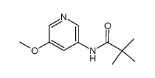 3-Methoxy-5-(pivaloylamino)pyridine Structure