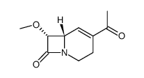 1-Azabicyclo[4.2.0]oct-4-en-8-one,4-acetyl-7-methoxy-,(6S,7R)-(9CI)结构式