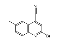 4-Quinolinecarbonitrile,2-bromo-6-methyl- Structure