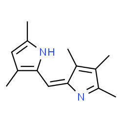 1H-Pyrrole,3,5-dimethyl-2-[(3,4,5-trimethyl-2H-pyrrol-2-ylidene)methyl]-(9CI)结构式