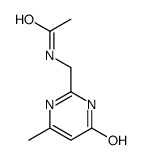 N-[(6-methyl-4-oxo-1H-pyrimidin-2-yl)methyl]acetamide结构式