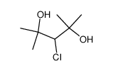 3-chloro-2,4-dimethyl-pentane-2,4-diol结构式
