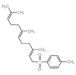 Benzene,1-methyl-4-[(3,7,11-trimethyl-2,6,10-dodecatrien-1-yl)sulfonyl]- Structure