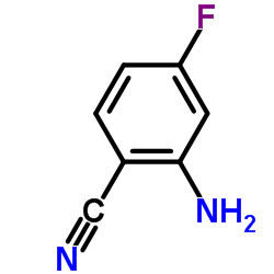 2-氨基-4-氟苯腈结构式