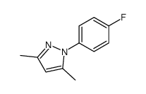 1-(4-fluorophenyl)-3,5-dimethyl-1H-pyrazole Structure