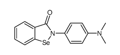 1,2-Benzisoselenazol-3(2H)-one, 2-(4-(dimethylamino)phenyl)-结构式