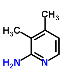 3,4-Dimethyl-2-pyridinamine Structure