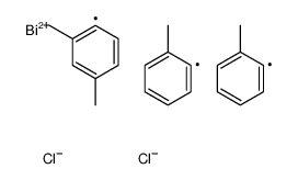 dichloro-(2,4-dimethylphenyl)-bis(2-methylphenyl)bismuth Structure