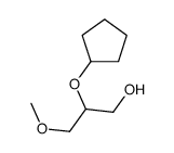2-cyclopentyloxy-3-methoxypropan-1-ol结构式