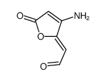 Acetaldehyde, (3-amino-5-oxo-2(5H)-furanylidene)-结构式