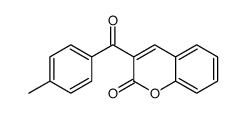 3-(4-Methylbenzoyl)-2H-chroMen-2-one结构式