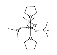 Ho(CH2SiMe3)3(THF)2 Structure