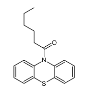 1-phenothiazin-10-ylhexan-1-one结构式