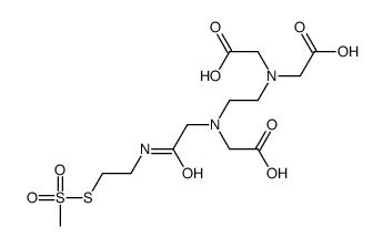 [S-Methanethiosulfonylcysteaminyl]ethylenediamine-N,N,N',N'-Tetraacetic Acid(4:1 mixture of mono-MTS to bis-MTS) structure