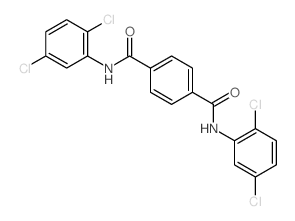 N,N-bis(2,5-dichlorophenyl)benzene-1,4-dicarboxamide Structure