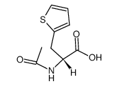 (R)-2-acetamido-3-(2-thienyl)propanoic acid结构式