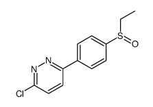 3-chloro-6-(4-ethylsulfinylphenyl)pyridazine Structure