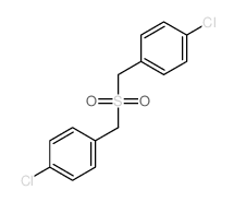 1-chloro-4-[(4-chlorophenyl)methylsulfonylmethyl]benzene结构式