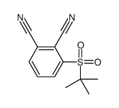 3-tert-butylsulfonylbenzene-1,2-dicarbonitrile Structure