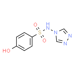 1-Phenol-4-sulfonamide,N-4H-1,2,4-triazol-4-yl-(5CI) Structure