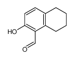 6-hydroxy-1,2,3,4-tetrahydro-5-naphthaldehyde结构式