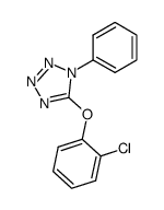 5-(2-chlorophenoxy)-1-phenyl-1H-tetrazole结构式
