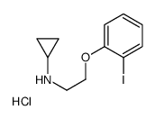 N-(2-(2-iodophenoxy)ethyl)cyclopropylamine结构式