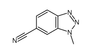 1-methyl-1H-1,2,3-benzotriazole-6-carbonitrile Structure