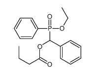 [[ethoxy(phenyl)phosphoryl]-phenylmethyl] butanoate结构式