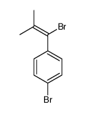 1-bromo-4-(1-bromo-2-methylprop-1-enyl)benzene结构式