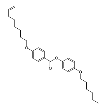 (4-hexoxyphenyl) 4-oct-7-enoxybenzoate Structure