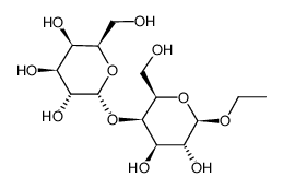 ethyl 4-O-α-D-galactopyranosyl-β-D-galactopyranoside结构式