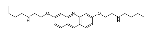 N-[2-[6-[2-(butylamino)ethoxy]acridin-3-yl]oxyethyl]butan-1-amine Structure